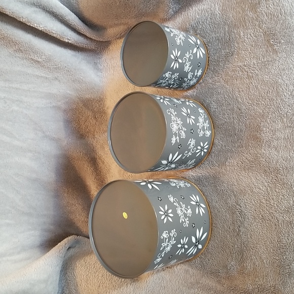 Temp-tations 3-Piece Metal Canisters with Bamboo Lids. Brand new. Never used. - Picture 5 of 10